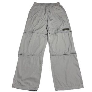 RARE Daily Paper Wide Leg 3 Way Convertible Zip Off Pants (Full, Jorts, Shorts)